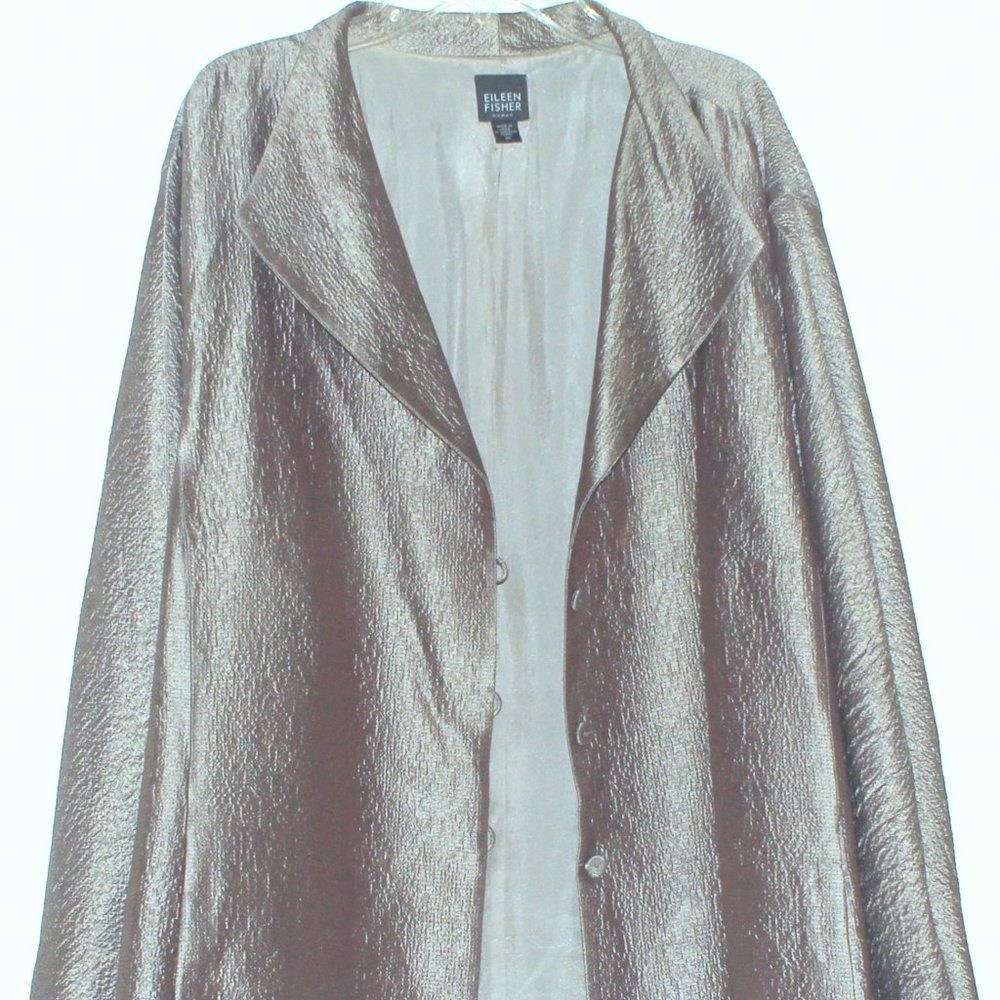 Eileen Fisher, 3X. silk jacket